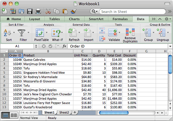 excel for mac pivot table wizard