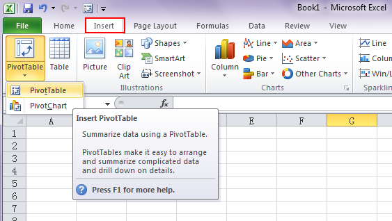 excel for mac pivot table wizard